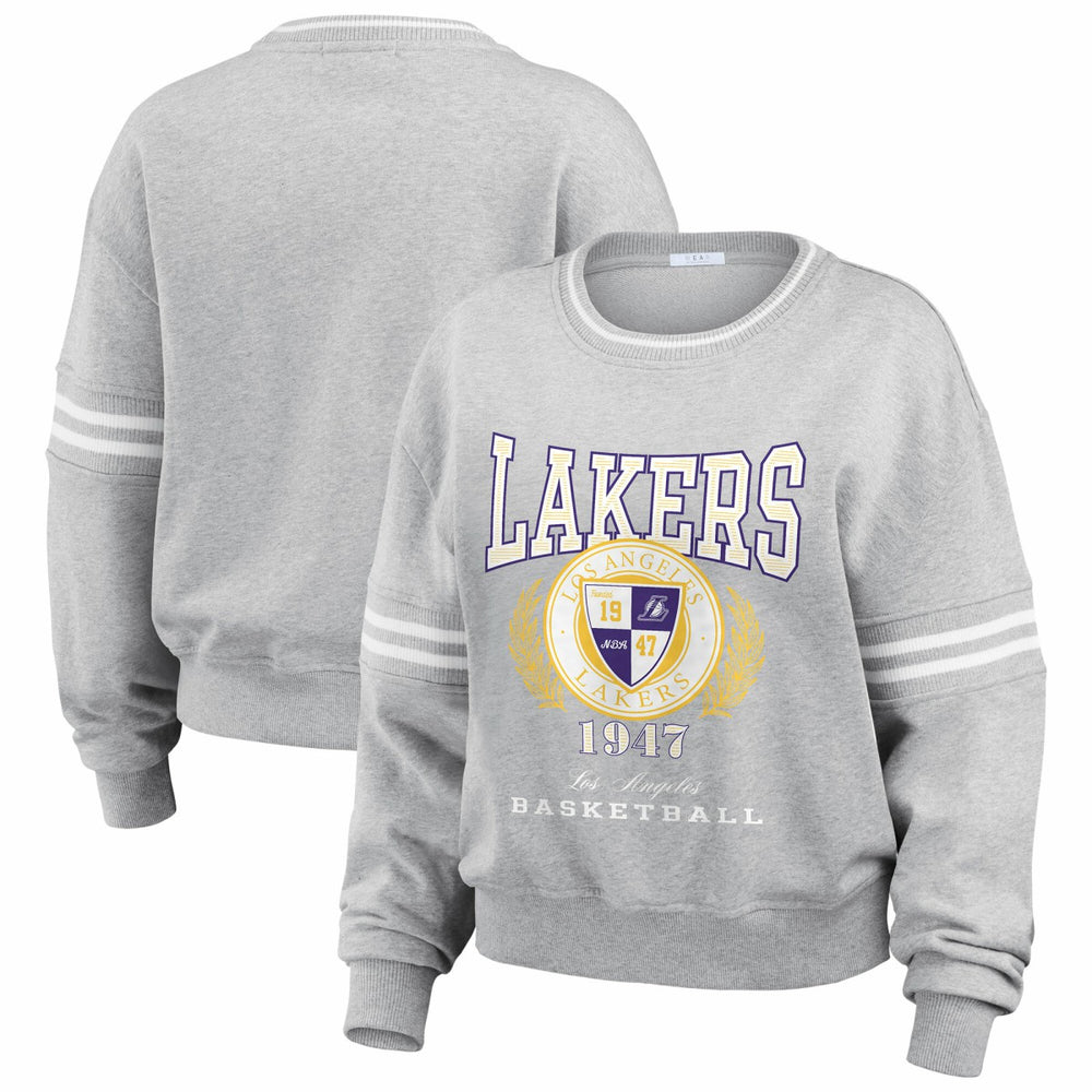 NBA Los Angeles Lakers WEAR by Erin Andrews Women's French Terry Pullover Sweatshirt