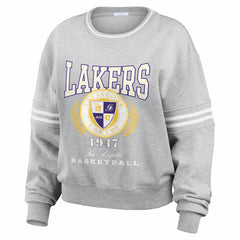 NBA Los Angeles Lakers WEAR by Erin Andrews Women's French Terry Pullover Sweatshirt
