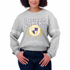 NBA Los Angeles Lakers WEAR by Erin Andrews Women's French Terry Pullover Sweatshirt