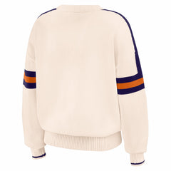 NBA Phoenix Suns WEAR by Erin Andrews Women's Stripe Pullover Sweater