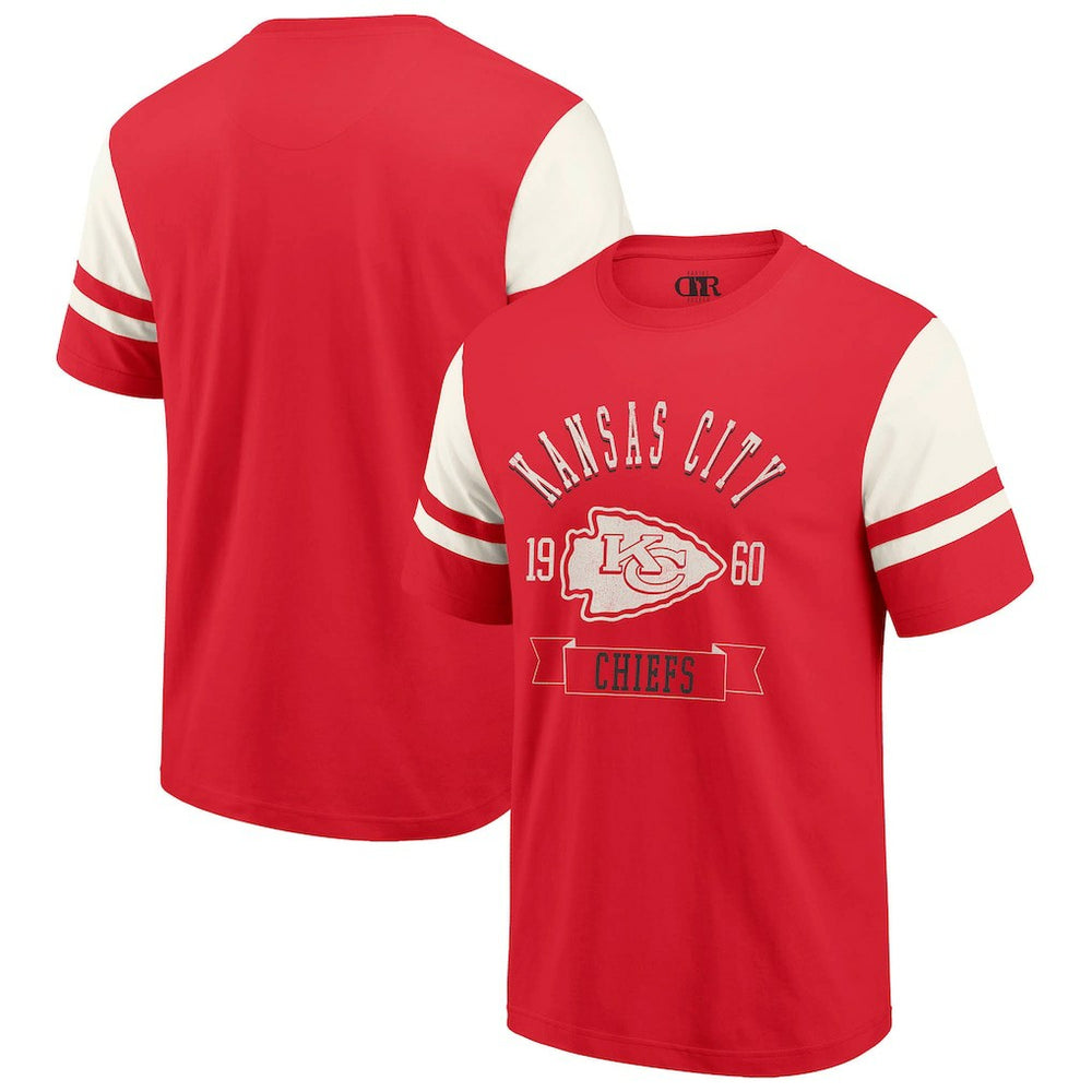 Darius Rucker Collection Football T-Shirt - Kansas City Chiefs