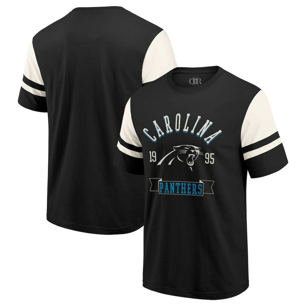 Darius Rucker Collection Football T-Shirt - Carolina Panthers