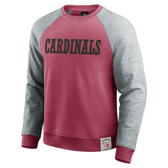 Darius Rucker Collection Colorblock Pullover Sweatshirt - Arizona Cardinals