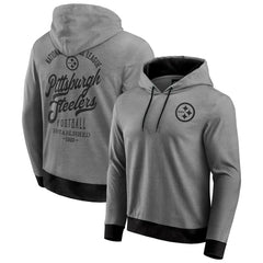 Darius Rucker Collection Tonal Knit Pullover Hoodie - Pittsburgh Steelers