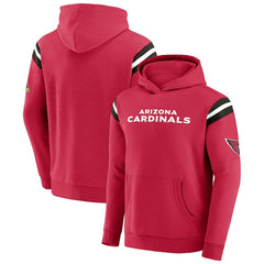 Darius Rucker Collection Football Washed Pullover Hoodie - Arizona Cardinals