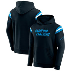 Darius Rucker Collection Football Washed Pullover Hoodie - Carolina Panthers