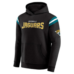 Darius Rucker Collection Football Washed Pullover Hoodie - Jacksonville Jaguars