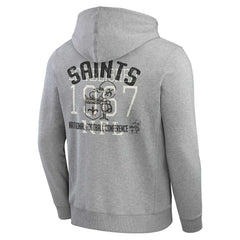 Darius Rucker Collection Vintage Stripe Full-Zip Hoodie - New Orleans Saints