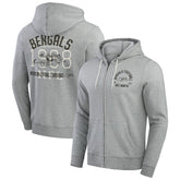 Darius Rucker Collection Vintage Stripe Full-Zip Hoodie - Cincinnati Bengals