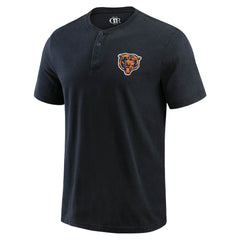 Darius Rucker Collection Washed Henley T-Shirt - Chicago Bears