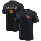 Darius Rucker Collection Washed Henley T-Shirt - Washington Commanders