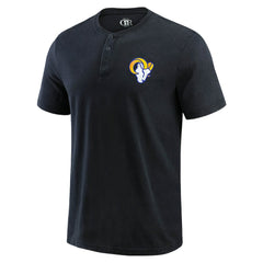 Darius Rucker Collection Washed Henley T-Shirt - Los Angeles Rams