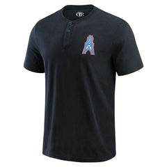Darius Rucker Collection Washed Henley T-Shirt - Tennessee Titans