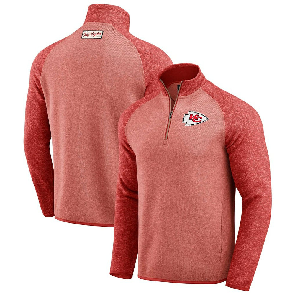 Darius Rucker Collection Tonal Quarter-Zip Jacket - Kansas City Chiefs
