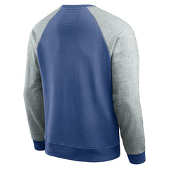 Darius Rucker Collection Throwback Color Block Raglan Pullover Sweatshirt - Seattle Seahawks