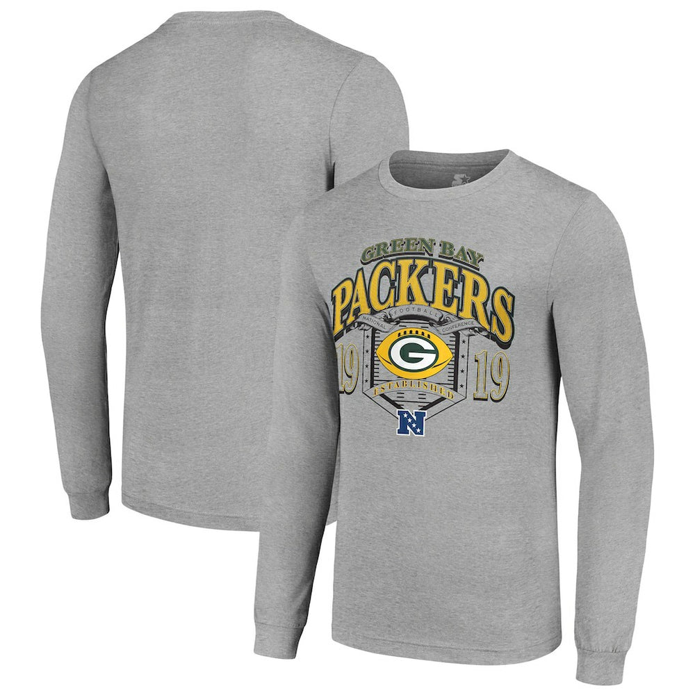 Starter Retro Long Sleeve Graphic T-Shirt - Green Bay Packers