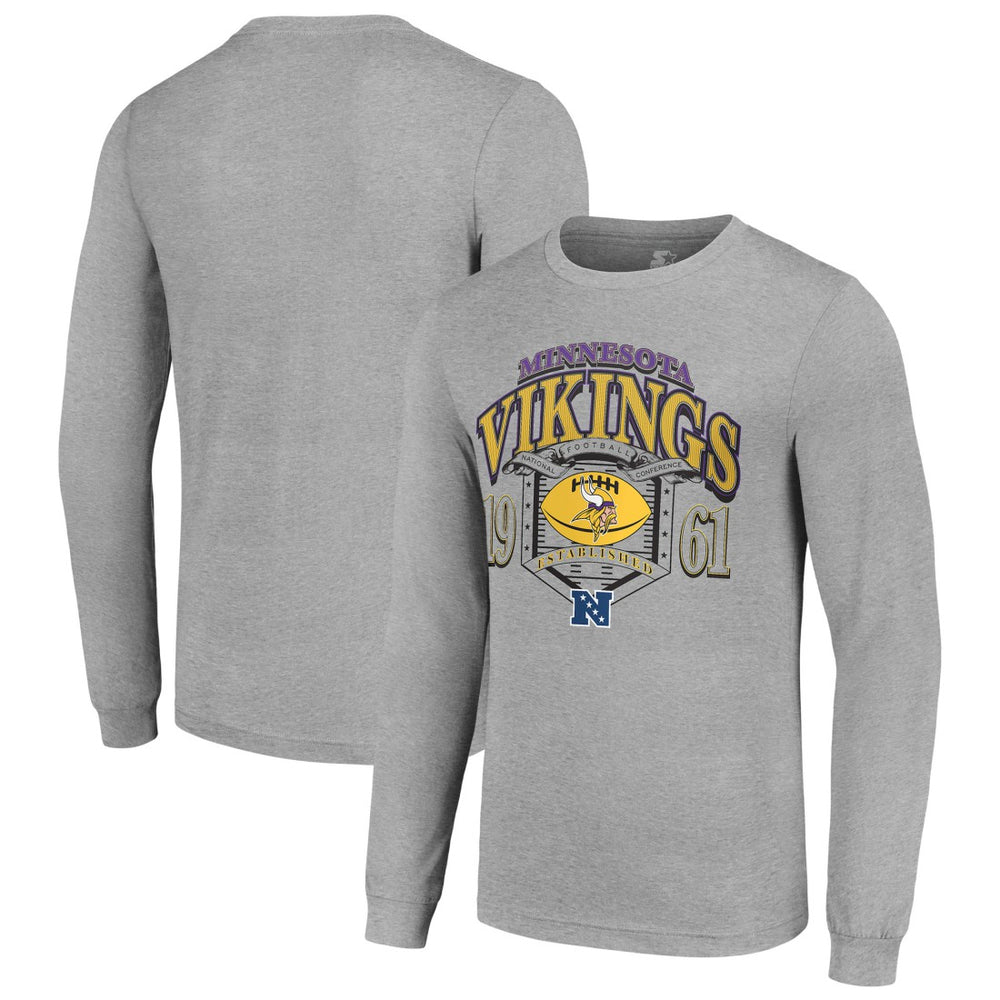 Starter Retro Long Sleeve Graphic T-Shirt - Minnesota Vikings