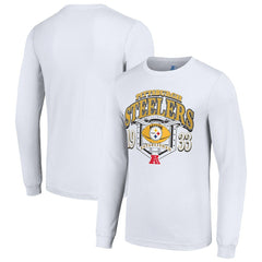 Starter Retro Long Sleeve Graphic T-Shirt - Pittsburgh Steelers