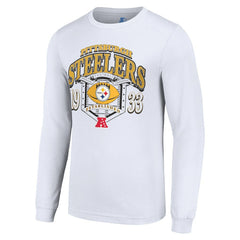 Starter Retro Long Sleeve Graphic T-Shirt - Pittsburgh Steelers