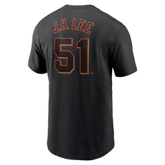 MLB Jung Hoo Lee San Francisco Giants Nike Fuse Name & Number T-Shirt – Black