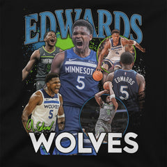 NBA Anthony Edwards Minnesota Timberwolves Stadium Essentials Unisex Player Crossroads T-Shirt