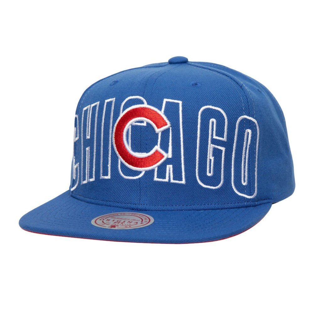 MLB Chicago Cubs Mitchell & Ness Full Frontal Snapback Hat