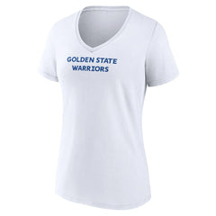 NBA Golden State Warriors Women's Wordmark Home V-Neck T-Shirt sale