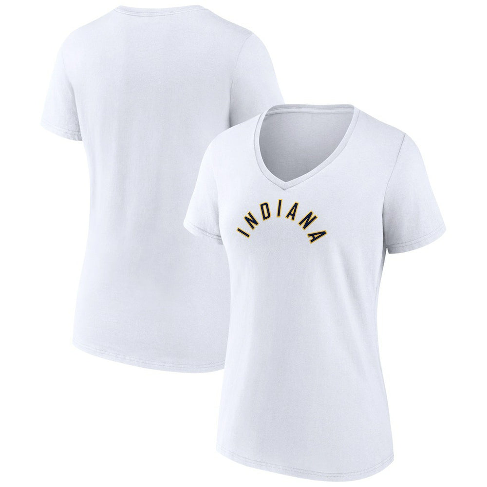 NBA Indiana Pacers Women's Wordmark Home V-Neck T-Shirt