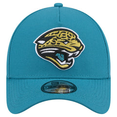 Throwback Logo Standard A-Frame 9FORTY Adjustable Hat - Jacksonville Jaguars