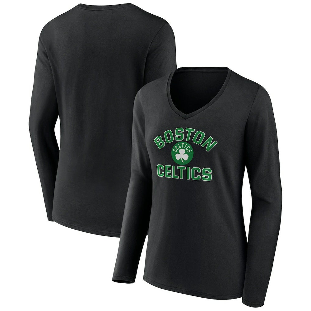 NBA Boston Celtics Women's Overtime V-Neck Long Sleeve T-Shirt
