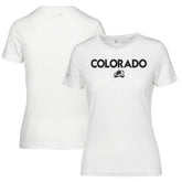 NHL White Colorado Avalanche Levelwear Women's Maddox City Capsule T-Shirt