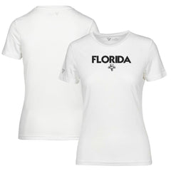 NHL White Florida Panthers Levelwear Women's Maddox City Capsule T-Shirt
