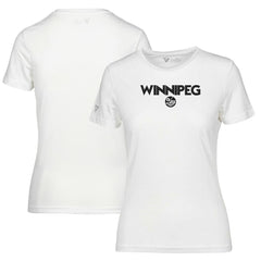 NHL White Winnipeg Jets Levelwear Women's Maddox City Capsule T-Shirt