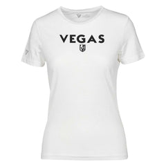 NHL White Vegas Golden Knights Levelwear Women's Maddox City Capsule T-Shirt