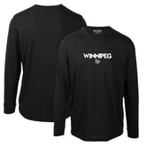 NHL Black Winnipeg Jets Levelwear Oscar City Capsule Long Sleeve T-Shirt