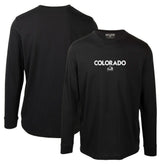 NHL Black Colorado Avalanche Levelwear Oscar City Capsule Long Sleeve T-Shirt