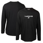 NHL Black Vancouver Canucks Levelwear Oscar City Capsule Long Sleeve T-Shirt