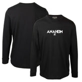 NHL Black Anaheim Ducks Levelwear Oscar City Capsule Long Sleeve T-Shirt