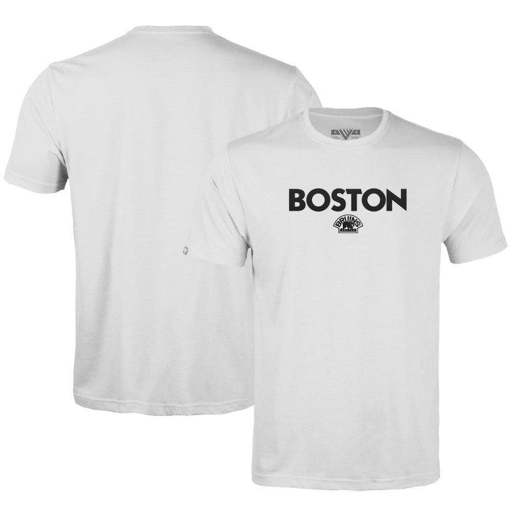 NHL White Boston Bruins Levelwear Richmond City Capsule T-Shirt