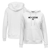 NHL White New York Islanders Levelwear Women's Adorn City Capsule Pullover Hoodie