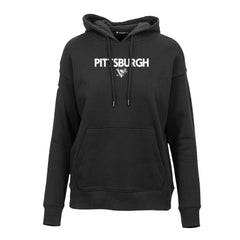NHL Black Pittsburgh Penguins Levelwear Women's Adorn City Capsule Pullover Hoodie