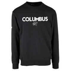 NHL Black Columbus Blue Jackets Levelwear Zane City Capsule Pullover Sweatshirt