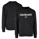 NHL Black Colorado Avalanche Levelwear Zane City Capsule Pullover Sweatshirt