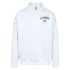 NHL White Los Angeles Kings Levelwear Murray City Capsule Quarter-Zip Sweatshirt