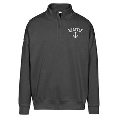 NHL Black Seattle Kraken Levelwear Murray City Capsule Quarter-Zip Sweatshirt