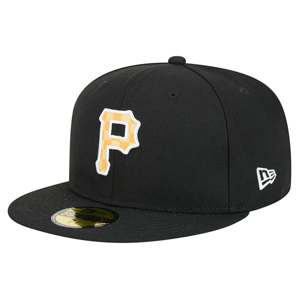 MLB Pittsburgh Pirates New Era Checkered Undervisor 59FIFTY Fitted Hat