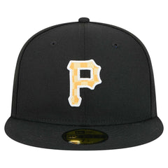 MLB Pittsburgh Pirates New Era Checkered Undervisor 59FIFTY Fitted Hat