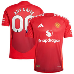 Manchester United 2024/25 Home Custom Jersey - Adidas Red