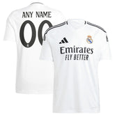 Real Madrid 2024/25 Home Replica Custom Jersey - Adidas White