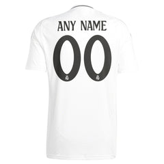 Real Madrid 2024/25 Home Replica Custom Jersey - Adidas White